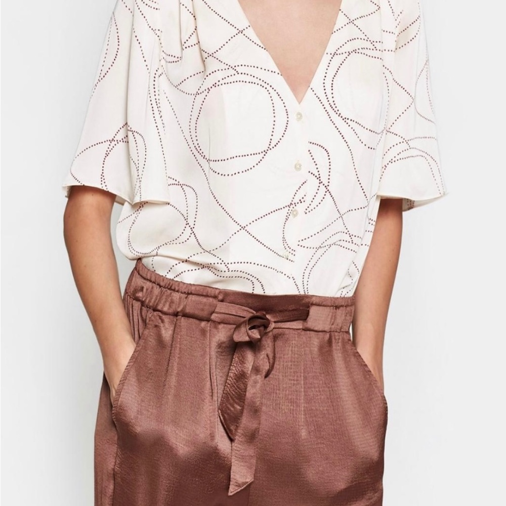 Joie Cadelle B Silk Top. Size L